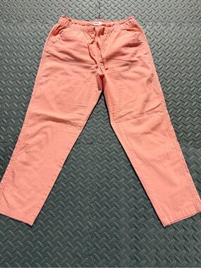 Sonoma Peach Tie-Waist Casual Pants